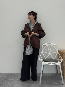 今季人気★ パフエアZIPBIGフーディー★ブラウンピンク 追加予約】パフエアZIPBIGフーディー | [公式]レプシィム