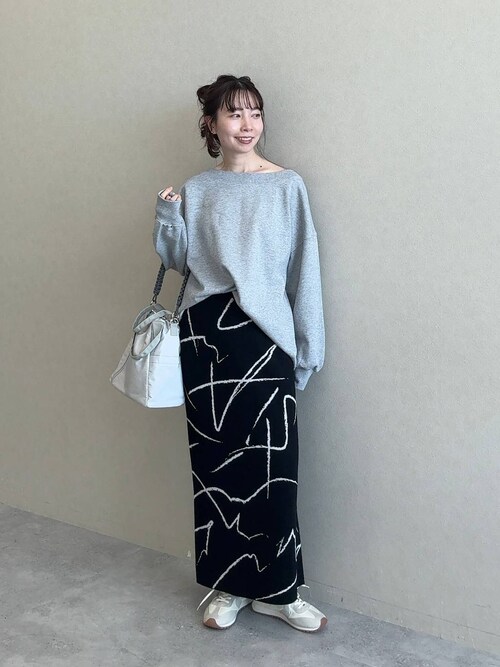 perverze ニット スカート 14ゲージアソート柄ニットスカート 638125（スカート）｜LEPSIM