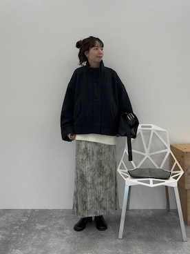 「アイテム（ショルダーバッグ）」を使った、mizkさん（レディース・162cm・30代）の秋コーディネート