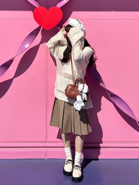 「アイテム（パンプス）」を使った、yuririn*さん（レディース・156cm）の秋コーディネート