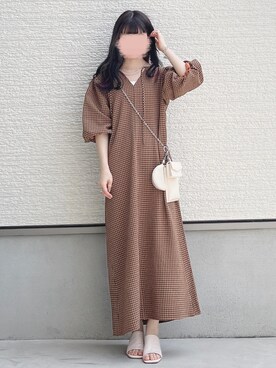 「Heather（ヘザー）のアイテム（財布/小物）」を使った、yuririn*さん（レディース・156cm）の夏コーディネート