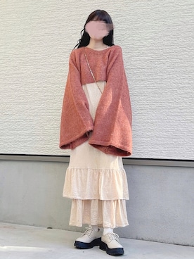 「GRL（グレイル）の2Wayキルティングがま口ミニバッグ（ショルダーバッグ）」を使った、yuririn*さん（レディース・156cm）の冬コーディネート