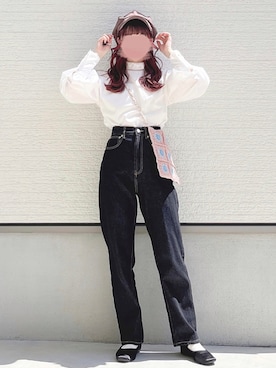「ごきげんウィーク」｜「アイテム（キャスケット）」を使った、yuririn*さん（レディース・156cm）の春コーディネート