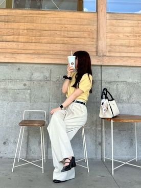 「LILY BROWN（リリーブラウン）のアイテム（パンプス）」を使った、yuririn*さん（レディース・156cm）の秋コーディネート