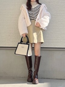 LILY BROWN バリエーションショートボアコート LILY BROWN（リリーブラウン）の「バリエーションショート