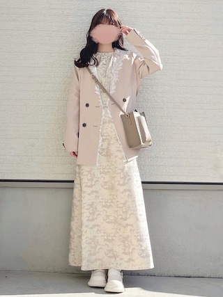 LILY BROWN アタッチドレースカラーダブルJK LILY BROWN アタッチドレースカラーダブルJK