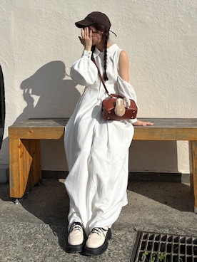 「アイテム（パンプス）」を使った、yuririn*さん（レディース・156cm）の秋コーディネート