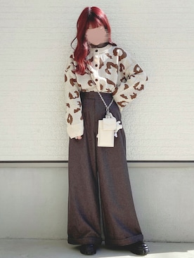 「Heather（ヘザー）のアイテム（財布/小物）」を使った、yuririn*さん（レディース・156cm）の秋コーディネート