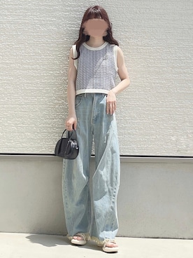 「SNIDEL（スナイデル）のアイテム（ワンピース/ドレス）」を使った、yuririn*さん（レディース・156cm）の夏コーディネート