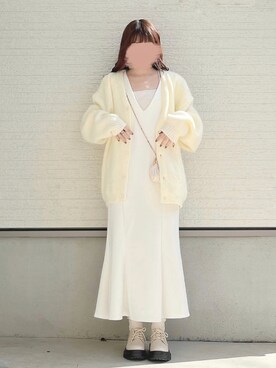 「GRL（グレイル）の2Wayキルティングがま口ミニバッグ（ショルダーバッグ）」を使った、yuririn*さん（レディース・156cm）の秋コーディネート