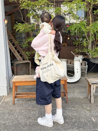 Mila Owen(ミラオーウェン)の「ショート丈ラガースウェット Mila Owen(ミラオーウェン)の「ショート丈ラガースウェット