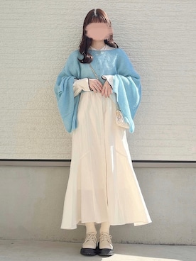 「GRL（グレイル）の2Wayキルティングがま口ミニバッグ（ショルダーバッグ）」を使った、yuririn*さん（レディース・156cm）の冬コーディネート