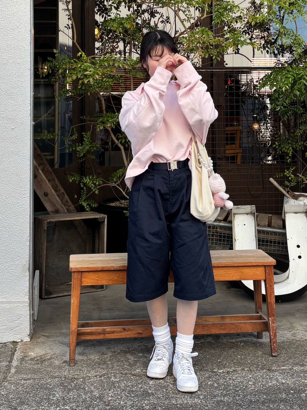 Dickies×LILYBROWN】ベルテッドトチノハーフパンツを使った人気