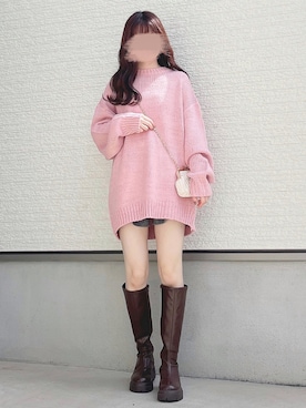 「GRL（グレイル）の2Wayキルティングがま口ミニバッグ（ショルダーバッグ）」を使った、yuririn*さん（レディース・156cm）の秋コーディネート