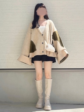 「GRL（グレイル）の2Wayキルティングがま口ミニバッグ（ショルダーバッグ）」を使った、yuririn*さん（レディース・156cm）の秋コーディネート