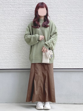 「Heather（ヘザー）のアイテム（財布/小物）」を使った、yuririn*さん（レディース・156cm）の冬コーディネート