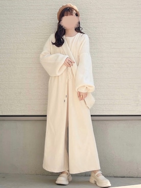 「ほめられ本命コーデ」｜「アイテム（オールインワン・サロペット）」を使った、yuririn*さん（レディース・156cm）の冬コーディネート