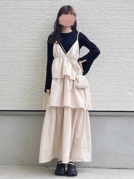 「GRL（グレイル）の2Wayキルティングがま口ミニバッグ（ショルダーバッグ）」を使った、yuririn*さん（レディース・156cm）の冬コーディネート
