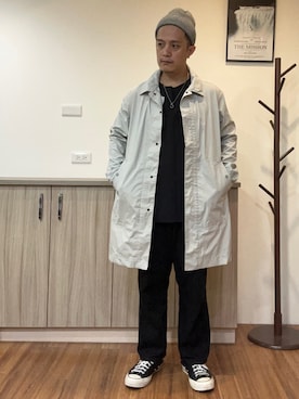 「N.HOOLYWOOD（N.ハリウッド）のアイテム（Tシャツ/カットソー）」を使った、yunawsiliさん（メンズ・166cm）の冬コーディネート