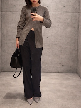 「FABIO RUSCONI（ファビオルスコーニ）のアイテム」を使った、AKARIさん（レディース・164cm）の春コーディネート