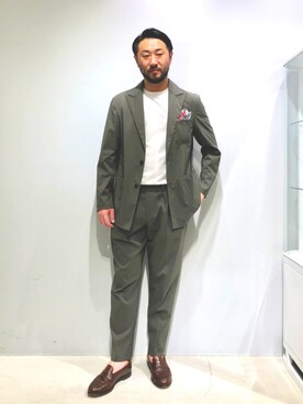 「DESIGNWORKS（デザインワークス）のアイテム（ジャケット/アウター）」を使った、jyunkiさん（メンズ・179cm）の夏コーディネート