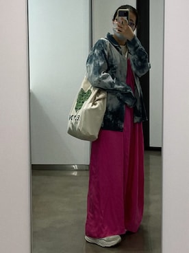 「GIORGIO ARMANI（ジョルジオアルマーニ）のアイテム（ジャケット/アウター）」を使った、honokaさん（レディース・158cm）の夏コーディネート