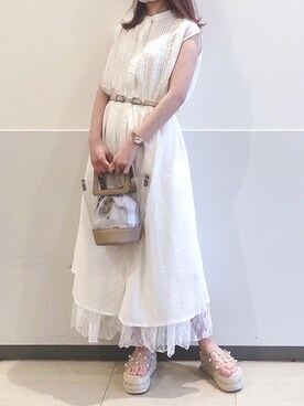 ワンピースを使った ナイスクラップアウトレット のレディース人気ファッションコーディネート Wear