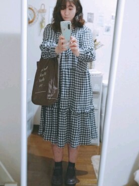 「apres jour（アプレジュール）のアイテム（その他シューズ）」を使った、あきぎんさん（レディース・158cm）の秋コーディネート