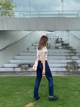 「リーバイス」｜Sarinaさん（レディース・165cm）の夏コーディネート