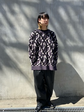 「DANKE SCHON（ダンケシェーン）のアイテム（スラックス）」を使った、ながさきたいがさん（メンズ・169cm）の秋コーディネート