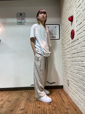 「L.H.P（エルエイチピー）のアイテム（トップス）」を使った、ながさきたいがさん（メンズ・169cm）の夏コーディネート