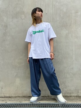 「L.H.P（エルエイチピー）のアイテム（トップス）」を使った、ながさきたいがさん（メンズ・169cm）の夏コーディネート