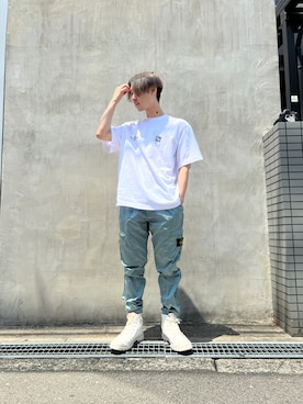 ながさきたいがさんの（STONE ISLAND | ストーンアイランド）を使ったコーディネート