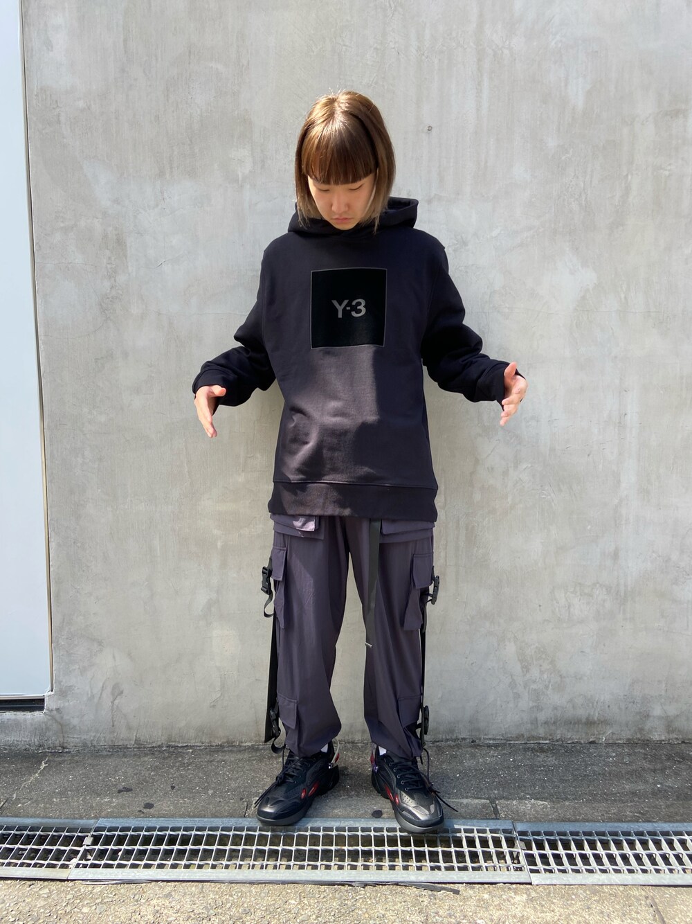 Danke Schön. マルチポケットナイロンカーゴパンツ 定価¥18，500