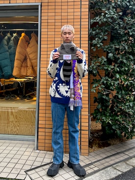 「L.H.P（エルエイチピー）のアイテム」を使った、ながさきたいがさん（メンズ・169cm）の冬コーディネート