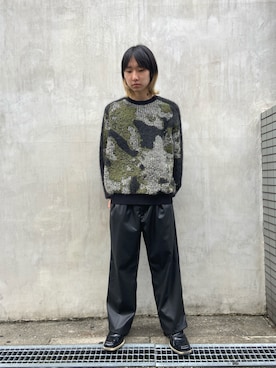 「DANKE SCHON（ダンケシェーン）のアイテム（スラックス）」を使った、ながさきたいがさん（メンズ・169cm）の秋コーディネート