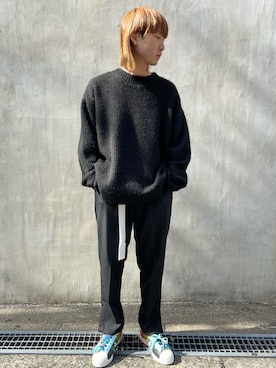 「DANKE SCHON（ダンケシェーン）のアイテム（スラックス）」を使った、ながさきたいがさん（メンズ・169cm）の秋コーディネート