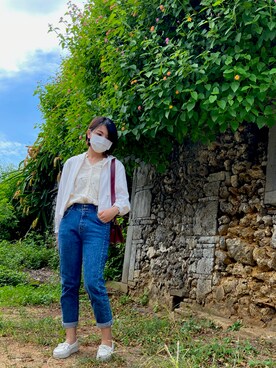 「31 Sons de mode（トランテアン　ソン　ドゥ　モード）のアイテム（ジャケット/アウター）」を使った、Yuthikaさん（レディース・163cm）の夏コーディネート