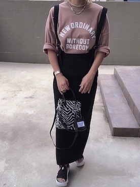 「ALTROSE（アルトローズ）のアイテム（ショルダーバッグ）」を使った、ⓒⓗⓘーⓒⓗⓐⓝさん（レディース・161cm）の夏コーディネート