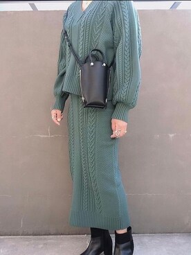 ⓒⓗⓘーⓒⓗⓐⓝさん(レディース・161cm)の冬コーディネート