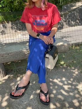 ⓒⓗⓘーⓒⓗⓐⓝさん（レディース・161cm）の夏コーディネート