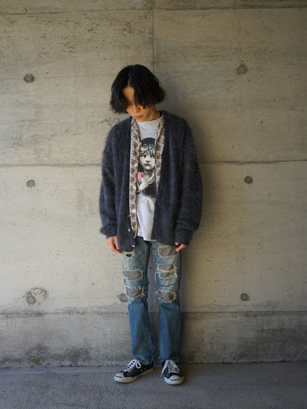 Hysteric Glamour モヘアカーディガン　やまとさん着用 Hysteric Glamour モヘアカーディガン やまとさん着用 ヒステリック