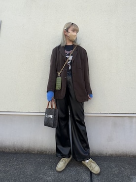 「ストリートフェス2023」｜ちあさん（レディース・170cm）の冬コーディネート