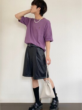 「UNIQLO（ユニクロ）の50色ソックス（消臭機能付き）（ソックス/靴下）」を使った、yuki/ユーキさん（メンズ・173cm）の夏コーディネート