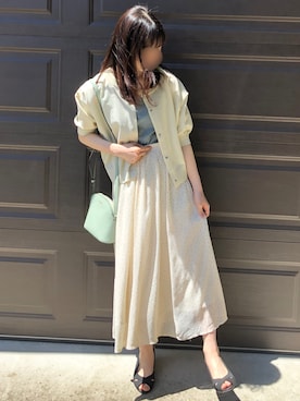 まめさん（レディース・156cm）の夏コーディネート