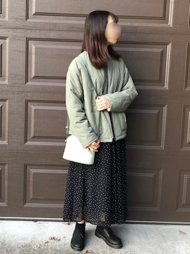 まめさん（レディース・156cm）の冬コーディネート