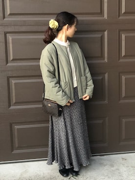 まめさん（レディース・156cm）の冬コーディネート