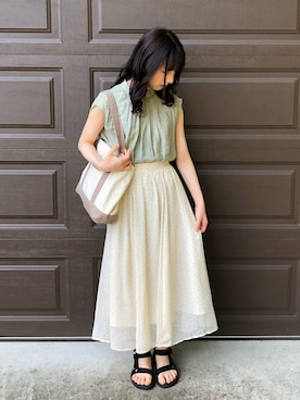 まめさん（レディース・156cm）の夏コーディネート