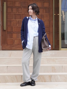 「CAMINANDO（カミナンド）のアイテム」を使った、i_am_hrkさん（レディース・157cm）の秋コーディネート