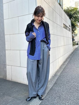 「Curensology（カレンソロジー）のアイテム（その他パンツ）」を使った、i_am_hrkさん（レディース・157cm）の春コーディネート